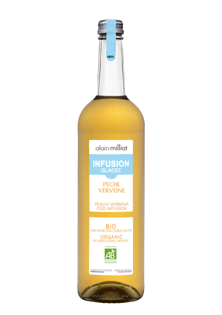ALAIN MILLIAT INFUSION GLACEE BIO PECHE VERVEINE - 75CL