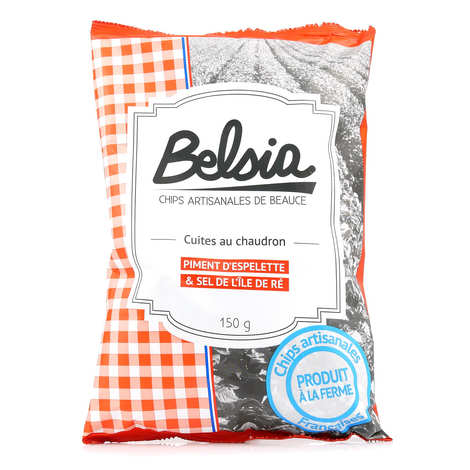 Belsia Chips Artisanale au Piment d'Espelette AOP - 150 g