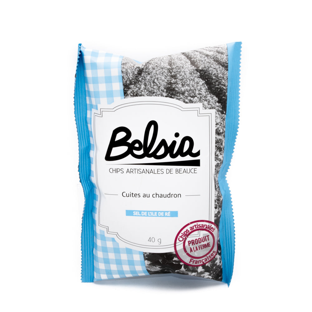 Belsia Chips au sel de l'ile de ré - 40 g