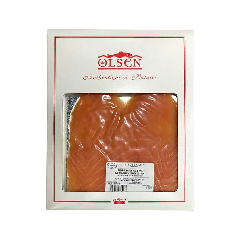 OLSEN PLAQUE SAUMON ECOSSE TRAITEUR 2 A 3 TRANCHES - 150G