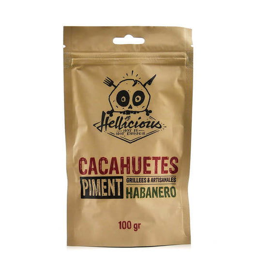 CACAHUETE AU PIMENT HABANERO HELLICIOUS - 100G