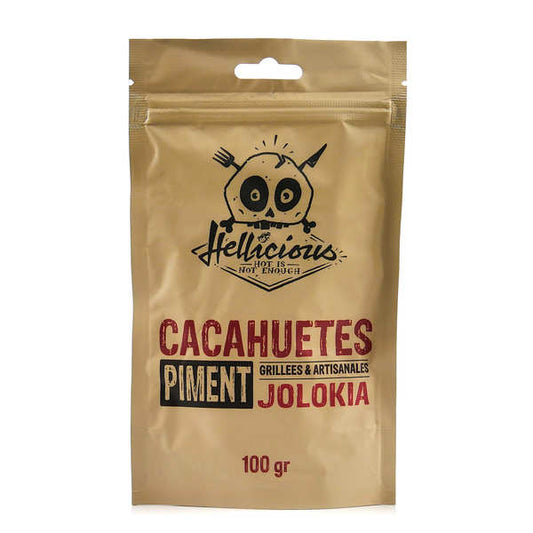 CACAHUETE AU PIMENT JOLOKIA HELLICIOUS - 100G