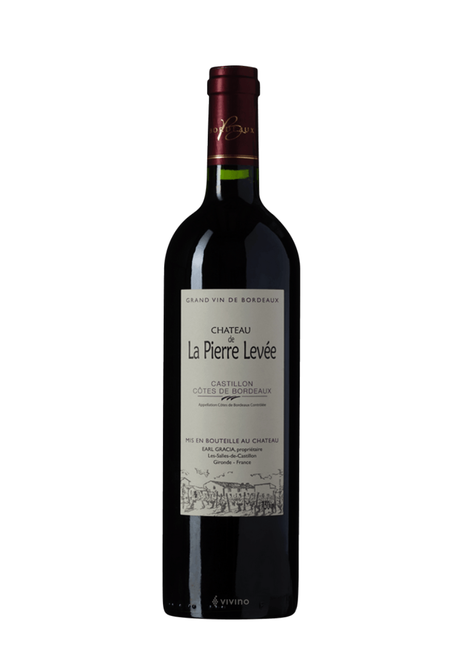 COTES DE CASTILLON CHATEAU DE LA PIERRE LEVEE 2019 - 75CL
