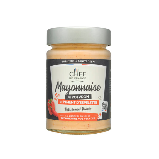MAYONNAISE POIVRON PIMENT D'ESPELETTE - 155G